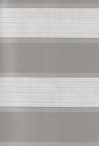Открытые рулонные шторы день-ночь Римини, серый 45 купить в Красноармейске с доставкой