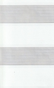 Открытые рулонные шторы день-ночь Римини, белый 15 купить в Красноармейске с доставкой